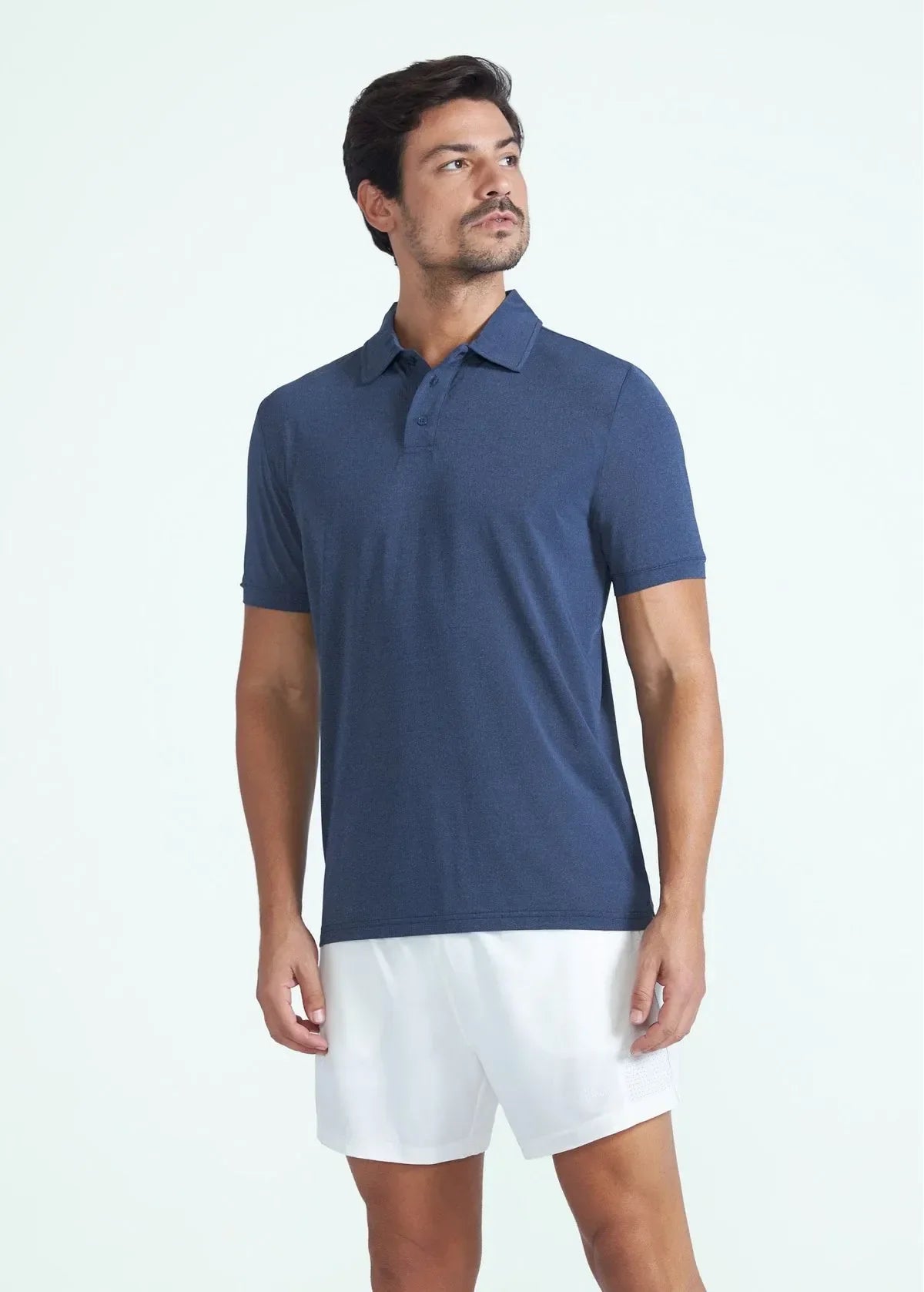 Polo Masculina Slim Mesh