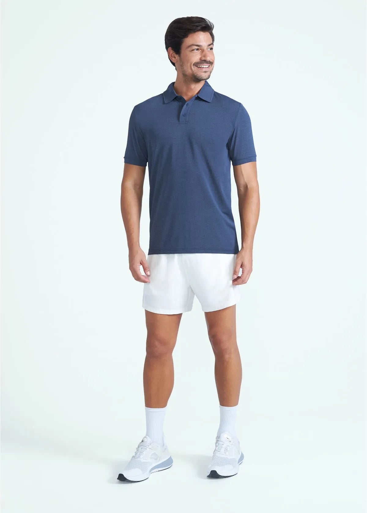 Polo Masculina Slim Mesh